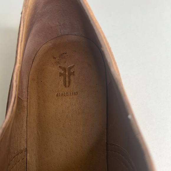 Frye Grace CVO Slip on Oxfords Womens Size 10 M Pale Blush Leather Casual Shoes - Picture 7 of 11